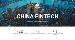 Desktop Screenshot of chinafintech.com